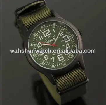 2014 логотип моды нейлона ремень кварцевые брендов военные часы для мужчин