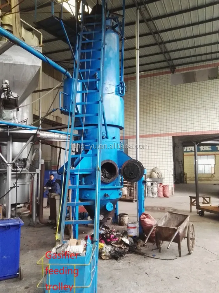 100KW biomass fuel MSW/RDF gasification power generation plant