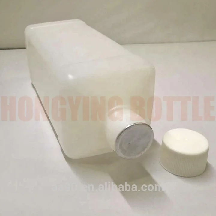 Continuous inkjet printer ink solvent empty bottle 1L square bottle