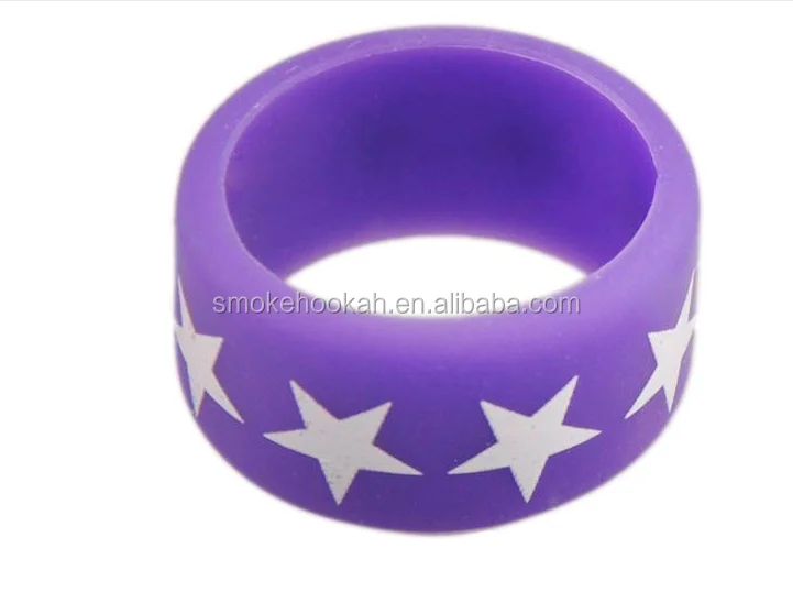Silicon band vape colorful beauty ring for mechanical mods rba rda atomizer decorative protector antiskid e-cig mod