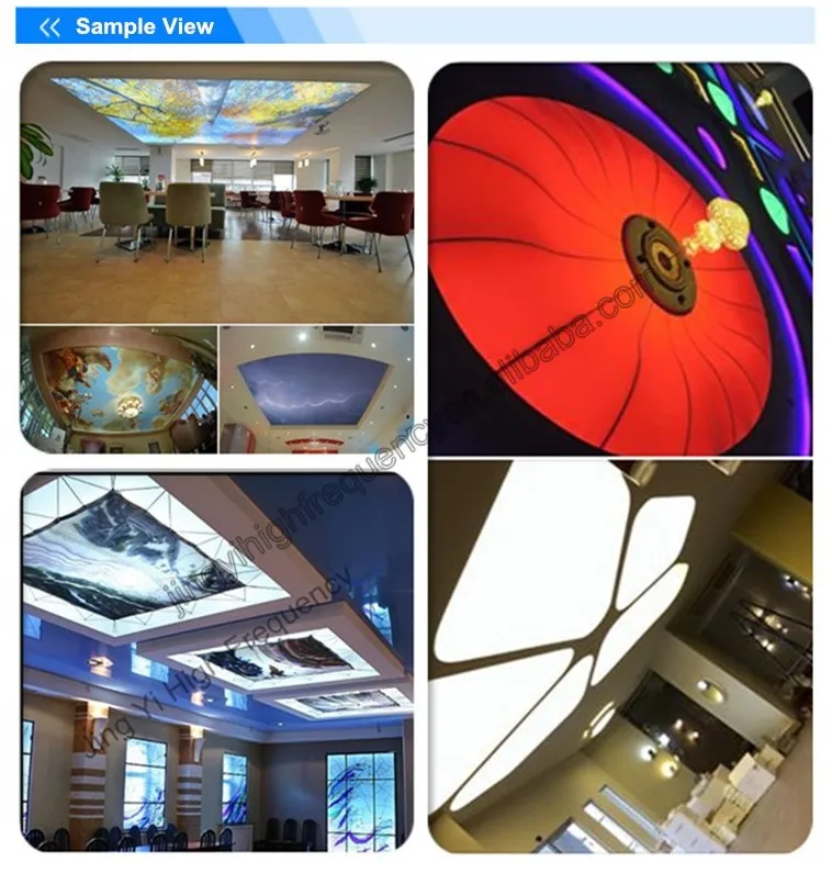 Russian federation high frequency pneumatic pvc stretch ceiling welding machine,