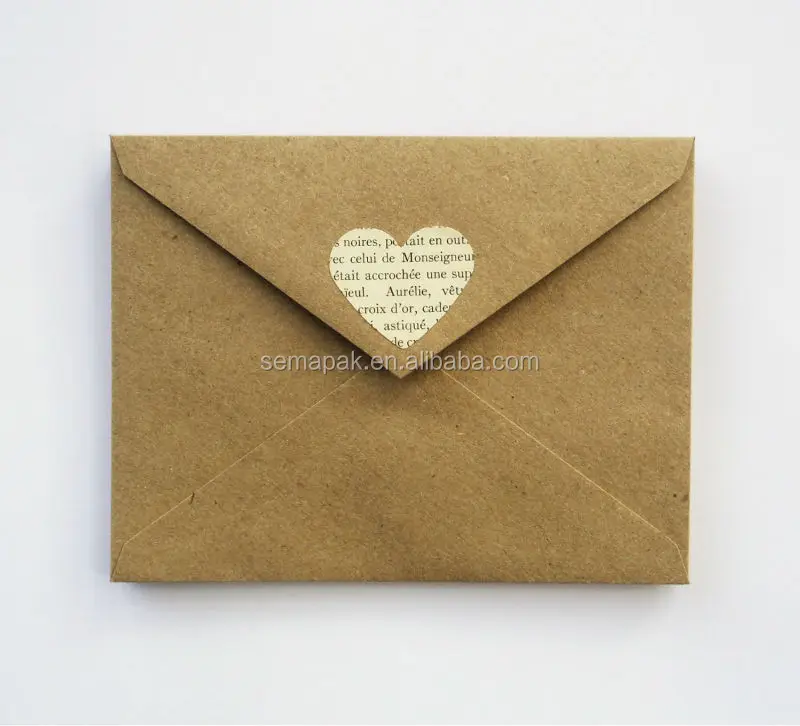 
2015 hot printed colorful kraft paper envelope made in China 