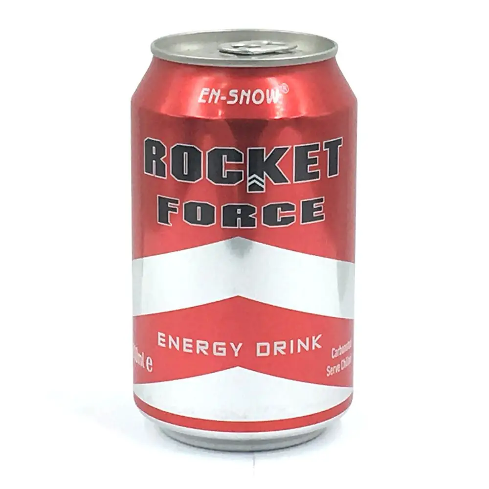
Popular 330mL Canned ROCKET FORCE Energy Drink with Carbonate 