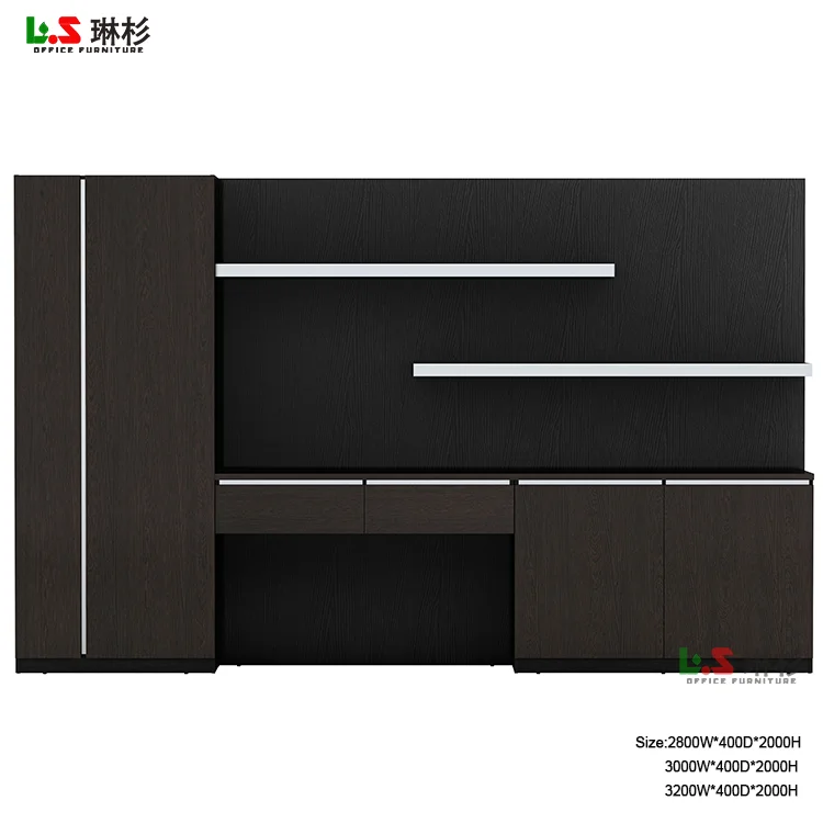 director room office wooden storage cabinet showcase