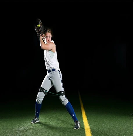 Latex Booty Resistance Bands With Ankle Cuffs For Taekwondo Gym Workout