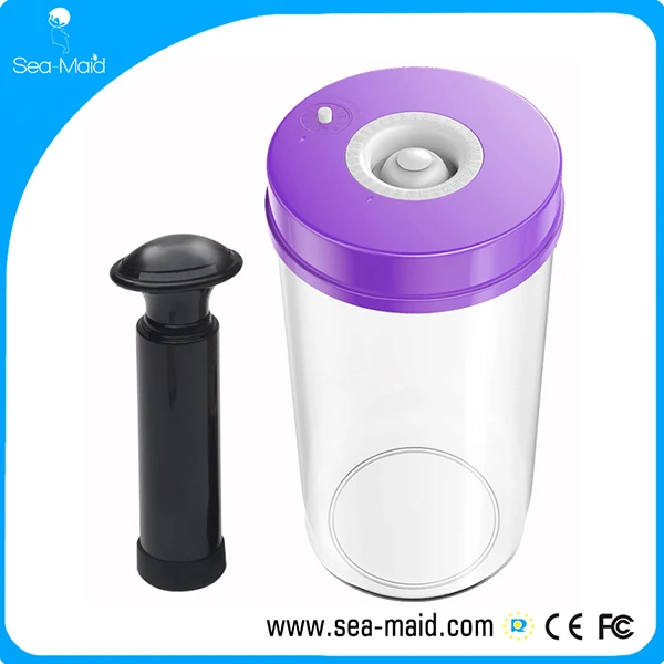 Sea-maid vacuum sealer pump container warehouse storage containers for home use to keep the coffee beans