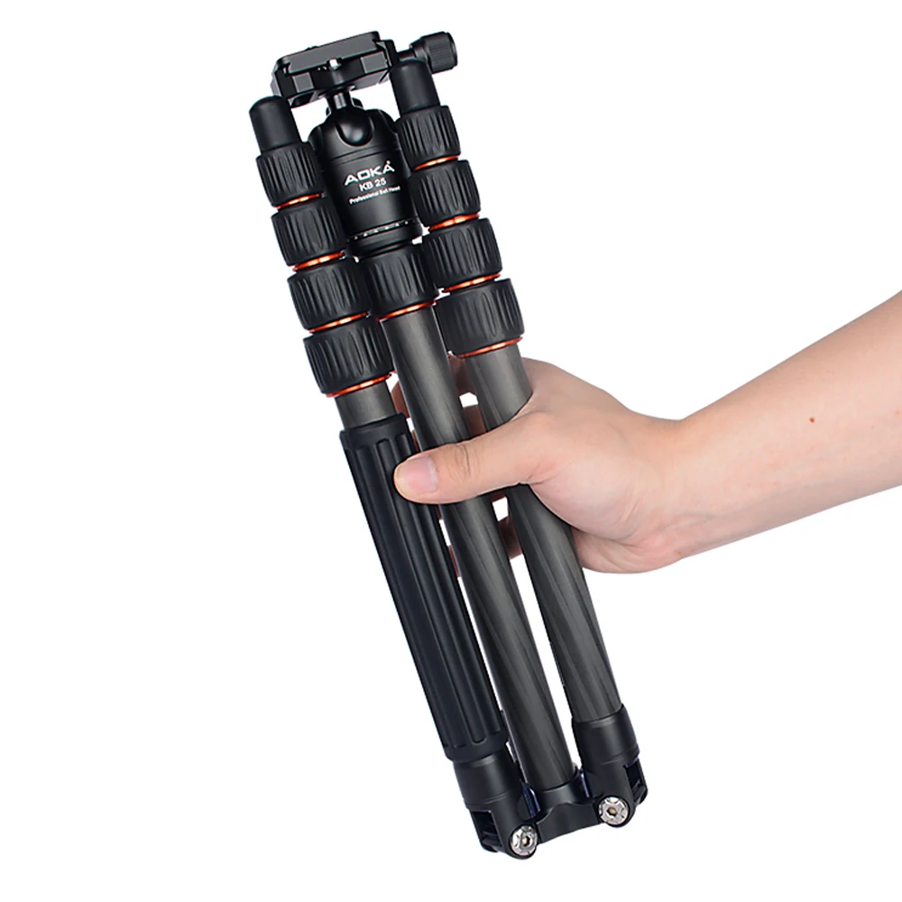 professional compact lightweight travel carbon fiber  tripod camera