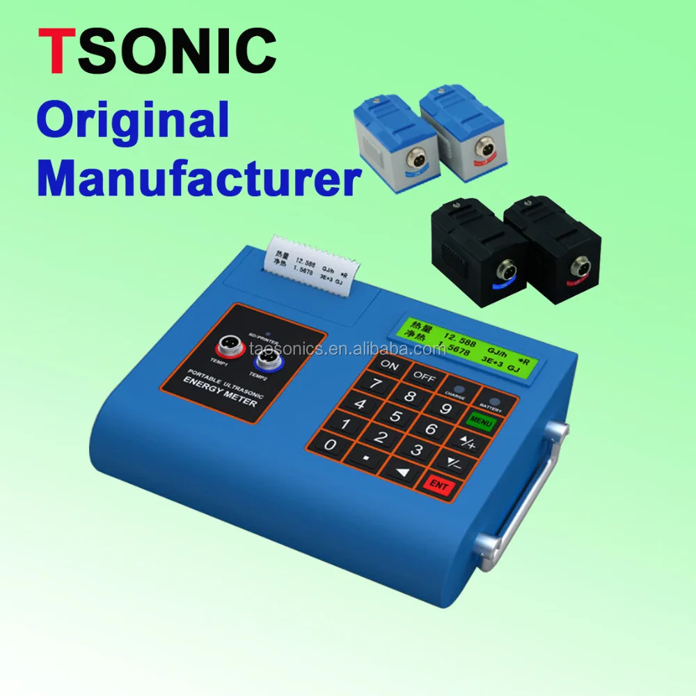 Non-invasive type portable ultrasonic water flow meter