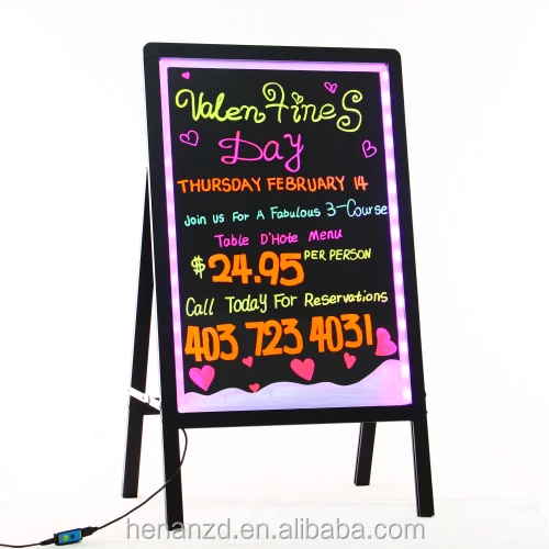 New innovative electronics led fluorescent menu board