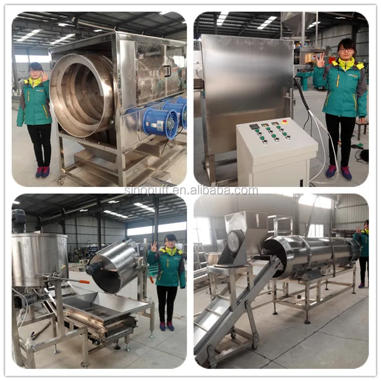 
American Continuous Caramel Popcorn Production Line 