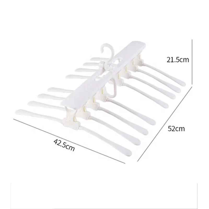 
Adjustable Plastic Clothes Hanger Magic Plastic Clothes Hanger For Saving Space 