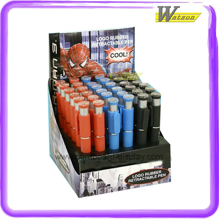 
Custom-made wholesale Cardboard Paper Pen Display Box for Pens 