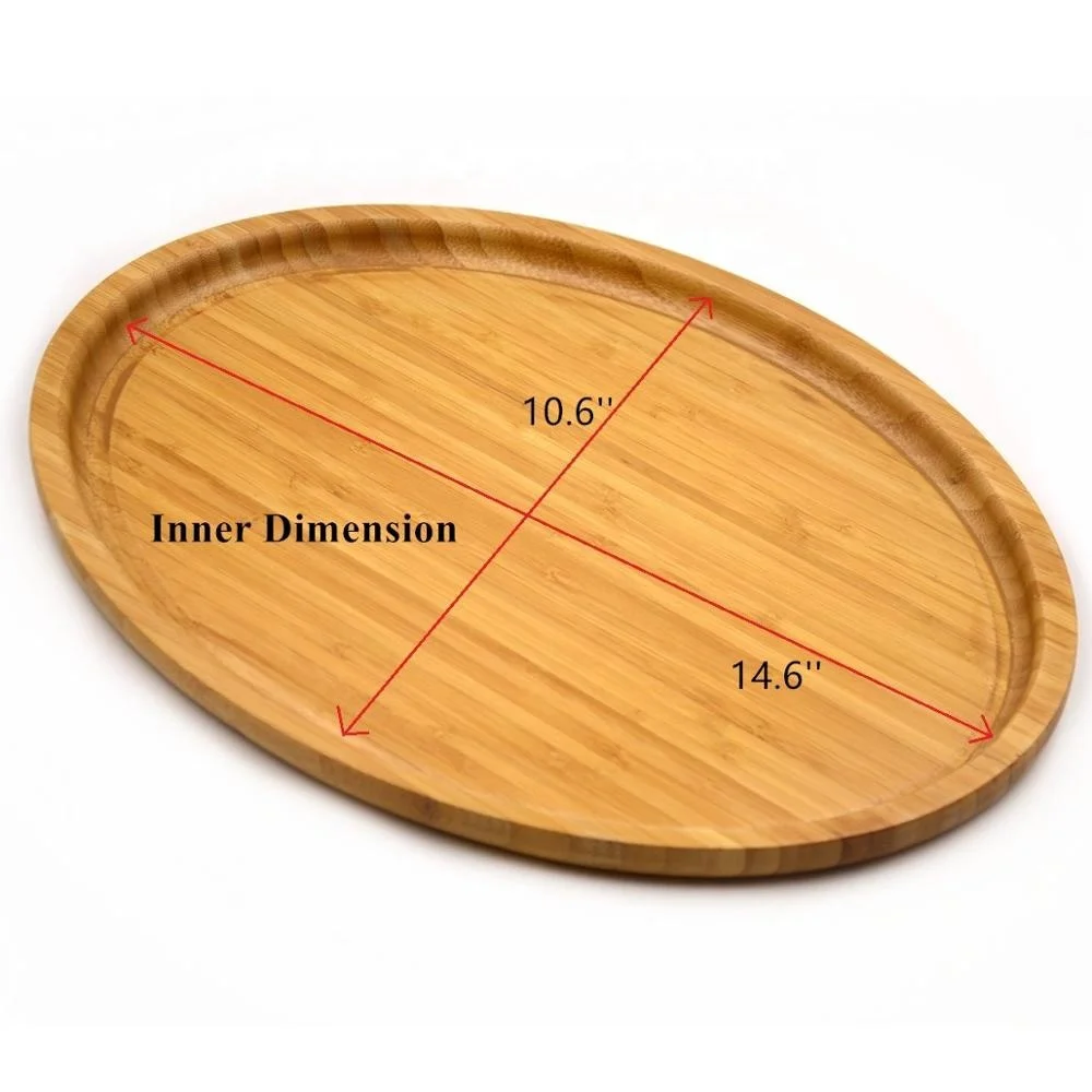 Tea Forte Bamboo Oval Serving Tray for Tea Cup, is the perfect way to serve a tea cup plus a treat