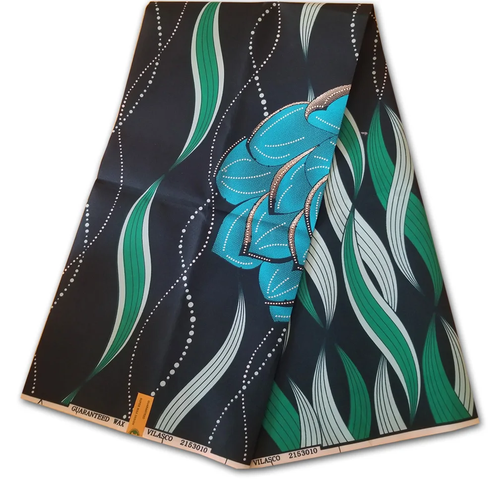 
Polyester wax print fabric 