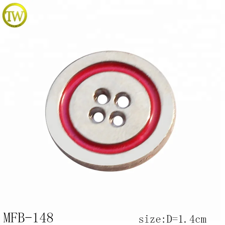 High end blank flat snap button zinc alloy clothing silver logo blanks rivets hardware jeans round buttons