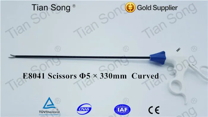 Disposable laparoscopic instrument/endoscopic scissors