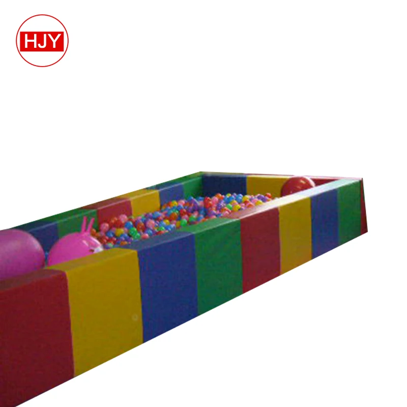 custom All white new design ball pit Kids Soft ball pool with slide Play for toddler