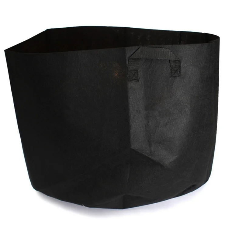 Household green felt bag for grow vegetable and fruits