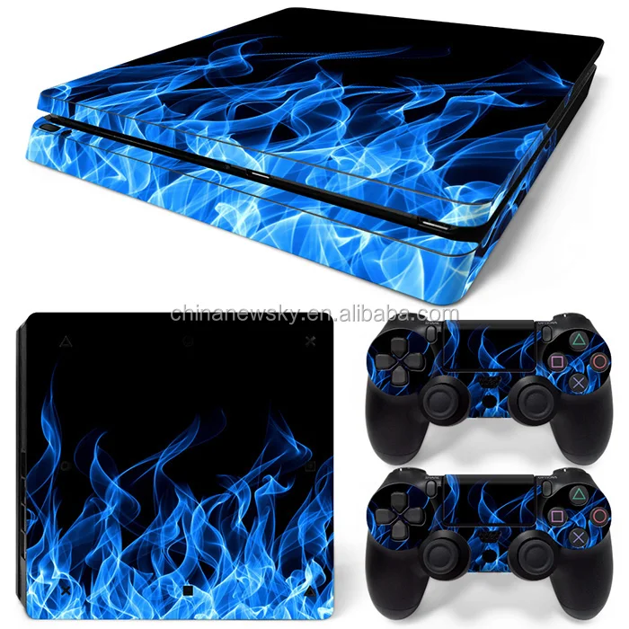 
Newest removable decal novelty console skin sticker for PS4 slim controller sticker wholesale 