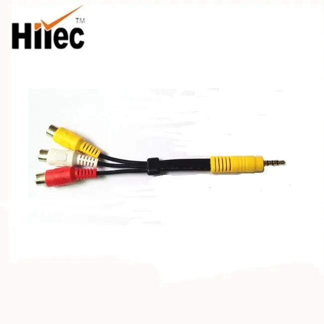 extension cable male to female 3.5mm stereo 4 core to 3rca cable