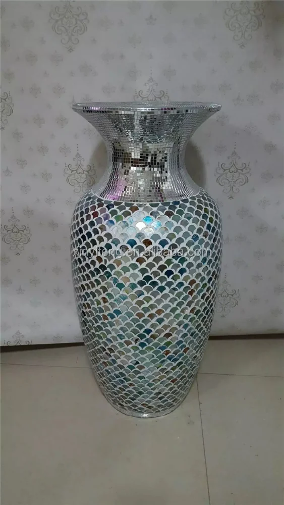 FRP Original Resin Colorful Floor Large Flower Vase Living Room Furniture