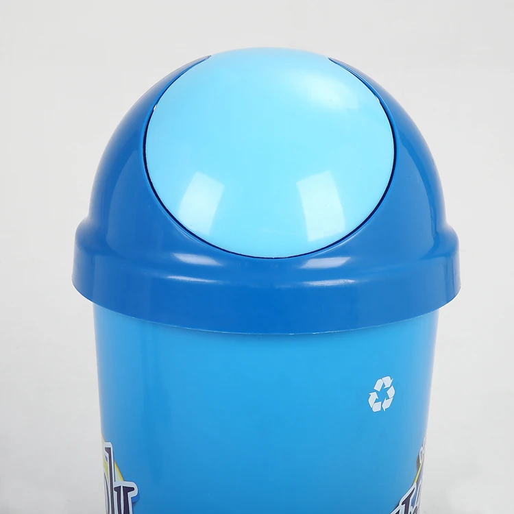 Free Sample Plastic Indoor Office Swing Lid 13 Gallon 50Liter Trash Bins, Trash Bins/
