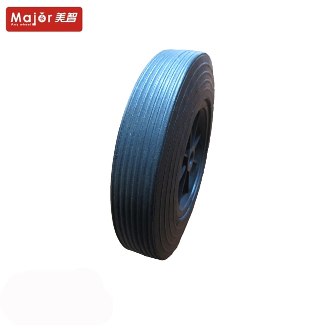 Производитель Прямые 8 дюймов колеса из монолитной резины умная мусорная корзина колеса 8x2