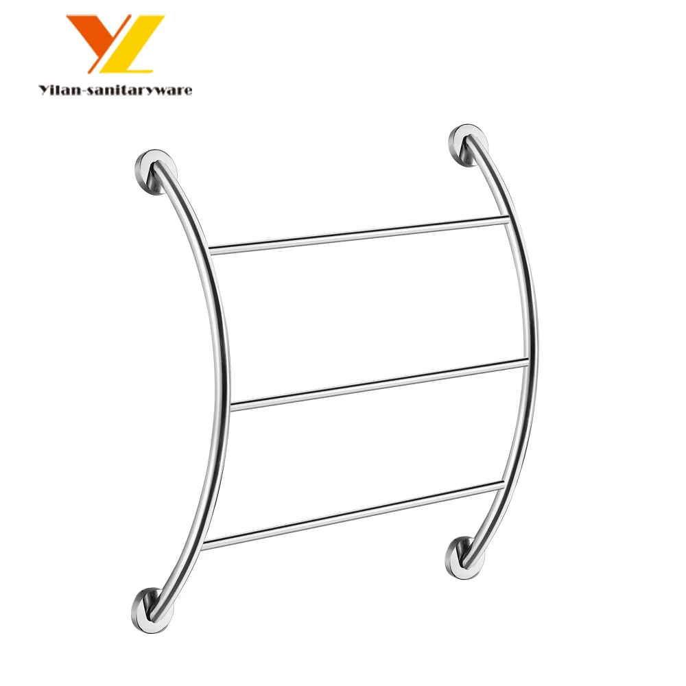 Новые поступления ванной установки настенный нержавеющей стали Изогнутые полотенец