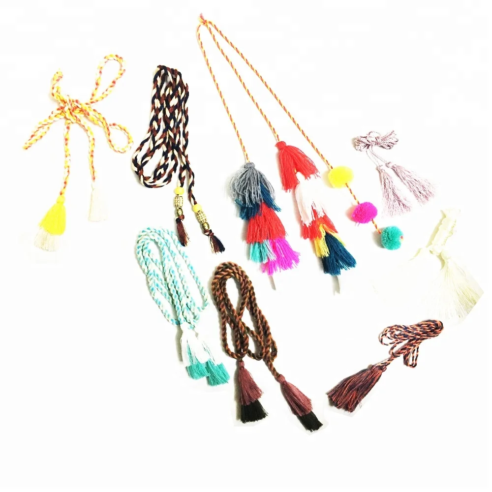 Китай Ручная работа кисточка шерстяной помпон кисточка для ручных сумок и шляп