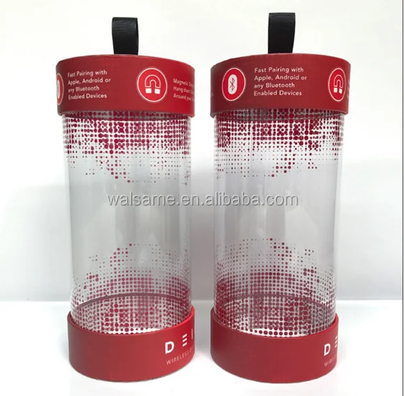 Customized new design clear plastic gift clear pvc packaging tube box