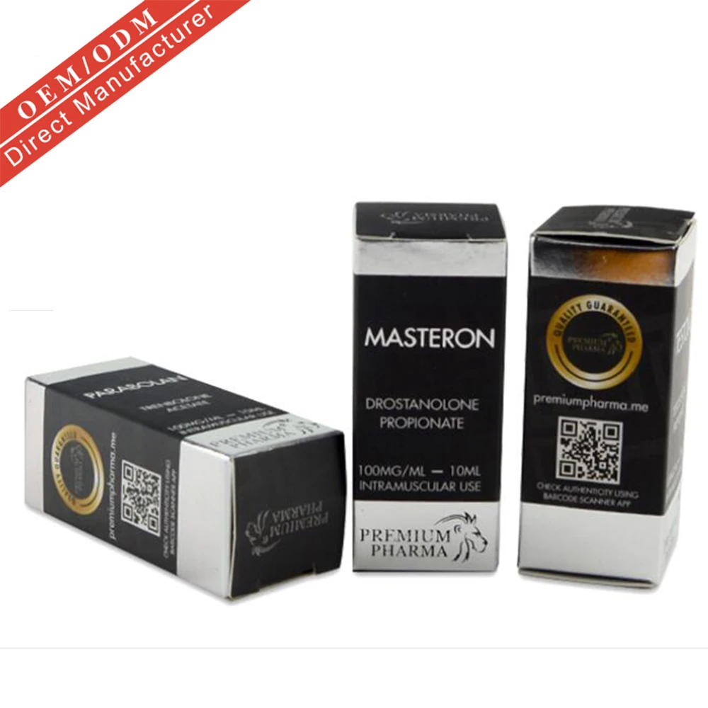 
Cheaper 10ml injection medicine paper boxes vial packaging box 