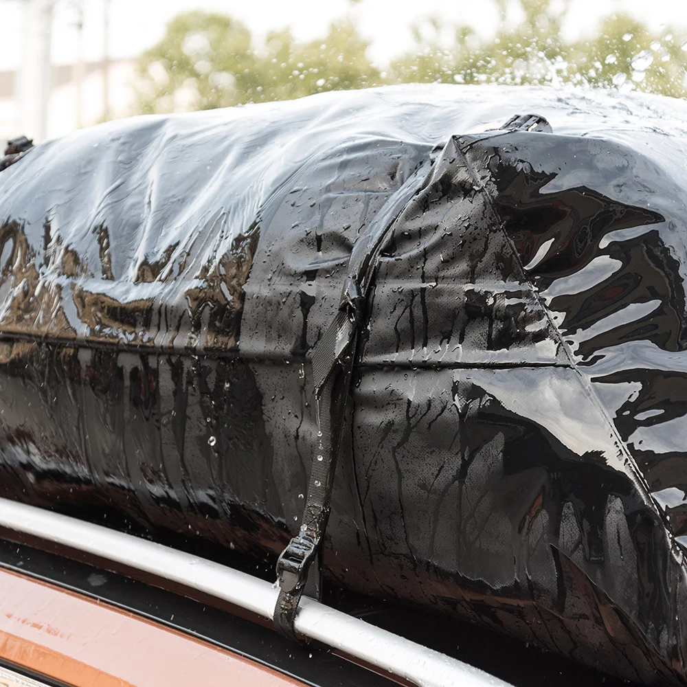 
Patented Original Design-100% Waterproof Aerodynamic Car Roof Bag, 13 cuft 