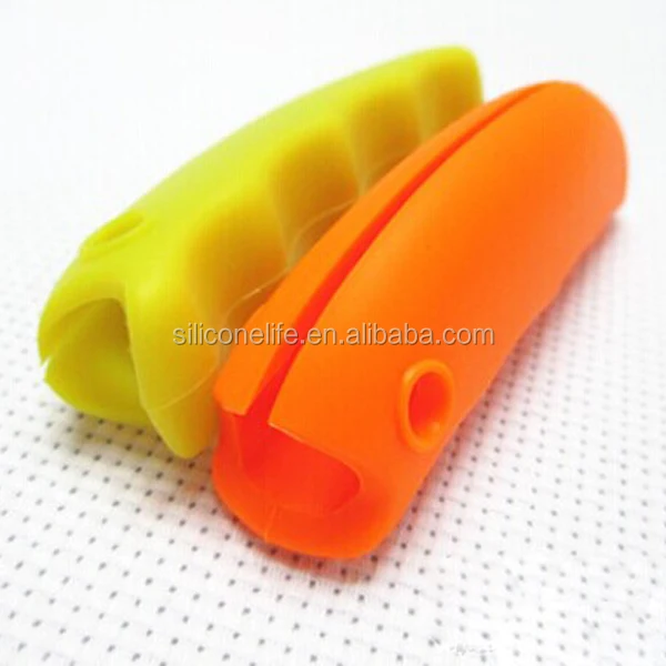Красочные Пищевой Съемная силиконовые ручки для сумки/силиконовые хозяйственная сумка ручка для переноски