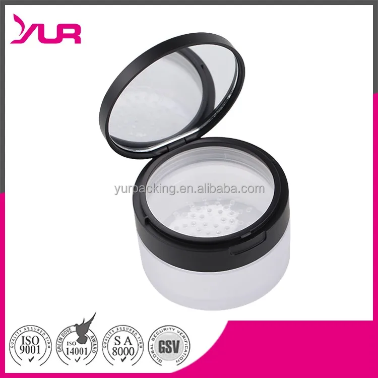 Круглый рассыпчатая пудра косметическая