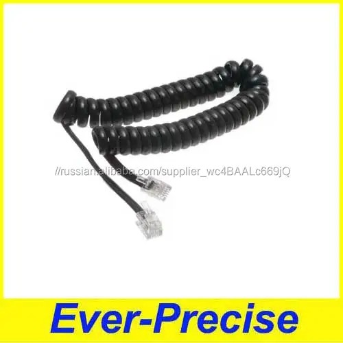 PU/PVC черный спиральный кабель черный спиральный шнур на рынок США