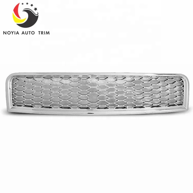 Передняя решетка для AUDI A4 B6 00-04, хромированная решетка RS