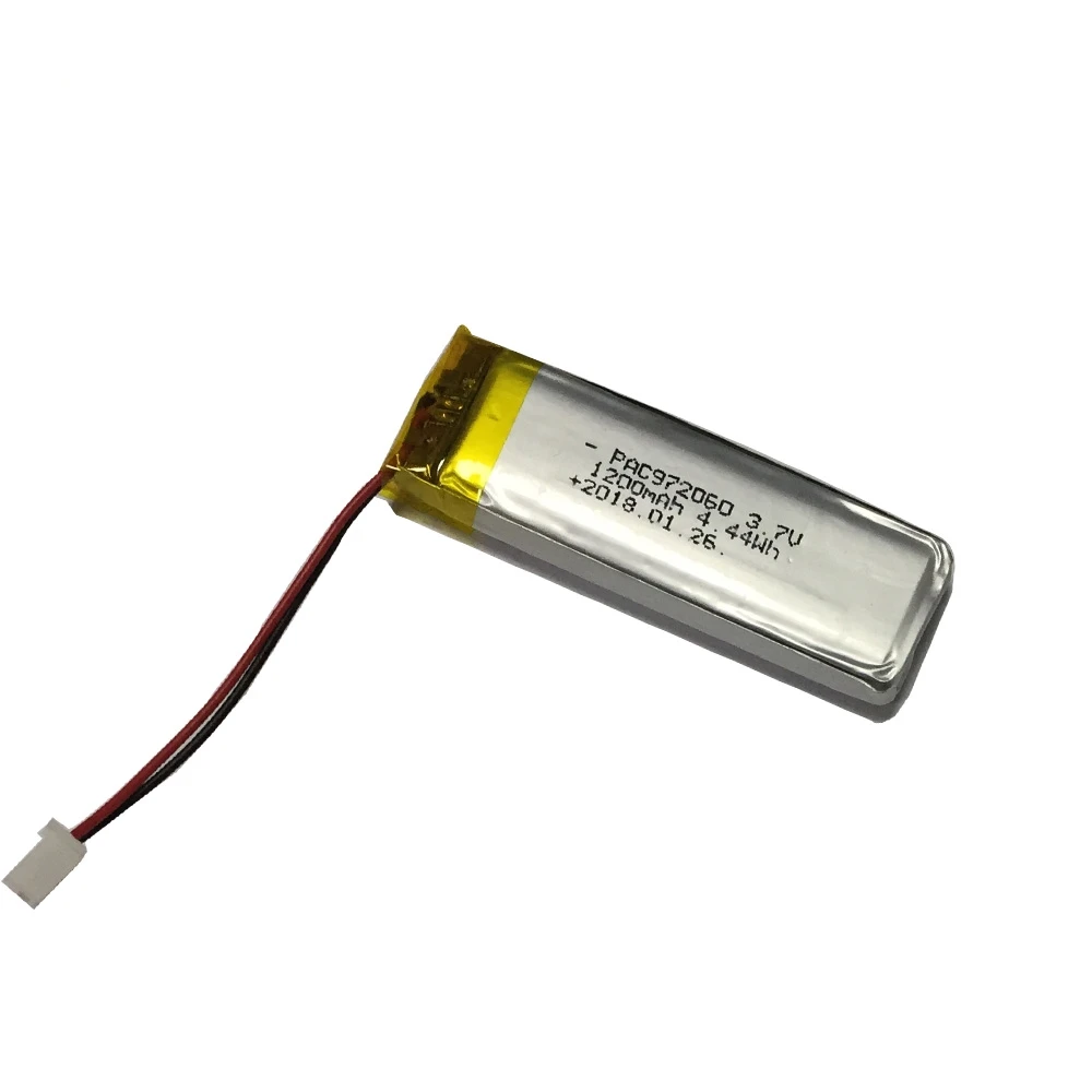 Li ion battery 972060 3.7V 1200mAh 4.44Wh