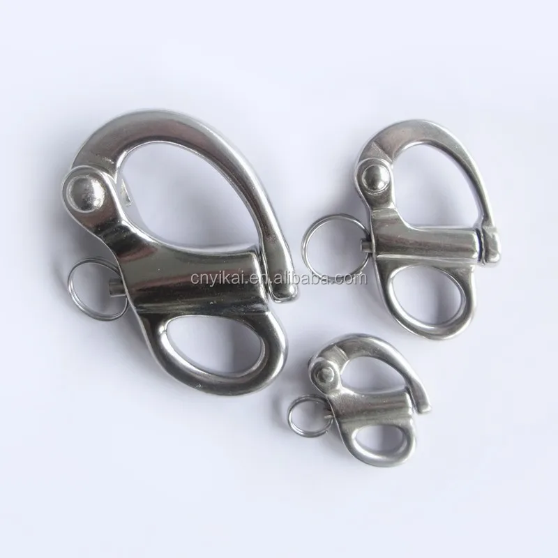 metal carabiner,  swivel hook with snap   snap hooks stainless steel hooks