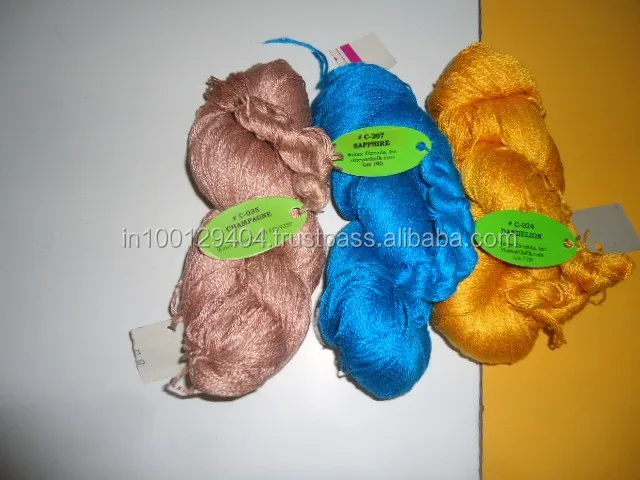 Пряжа из шелка и