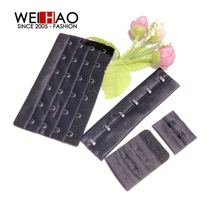 Lingerie bra strap hook clasps 6 hooks nylon bra extender for underwear /Lingerie clasp