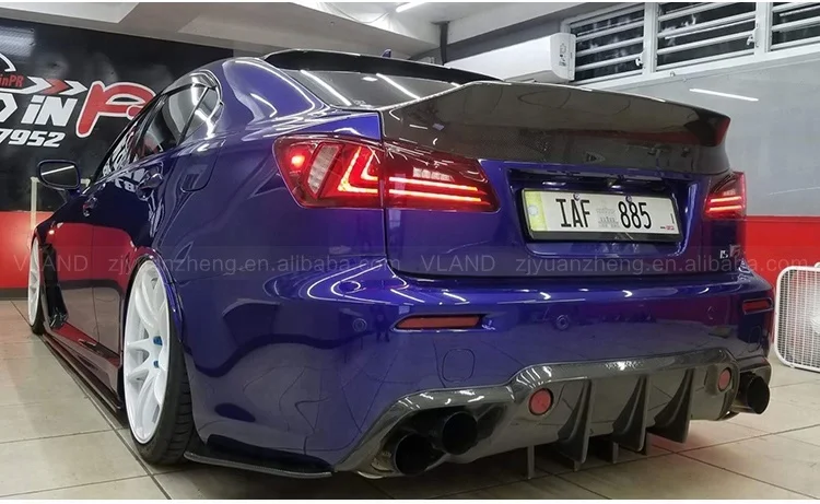 Fits For Lexus IS-F/IS250/IS350 2006-2014 Modified Tail Lights Rear Lamps VLAND Brand Taillights Assembly