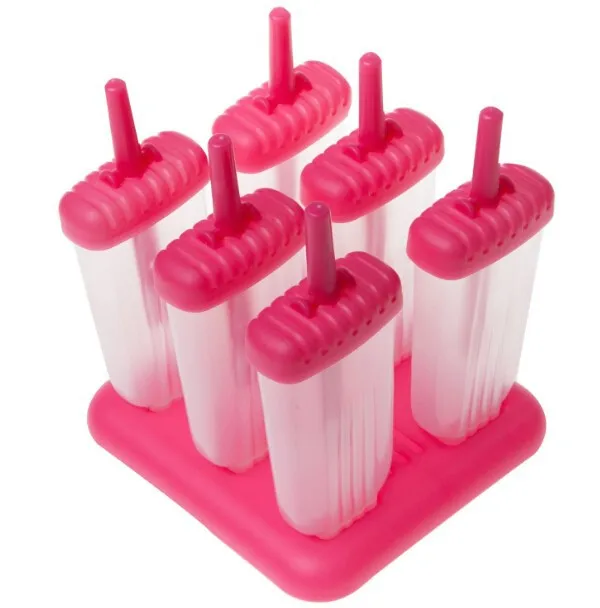 6 Pieces Popsicle Molds Ice Pop Maker