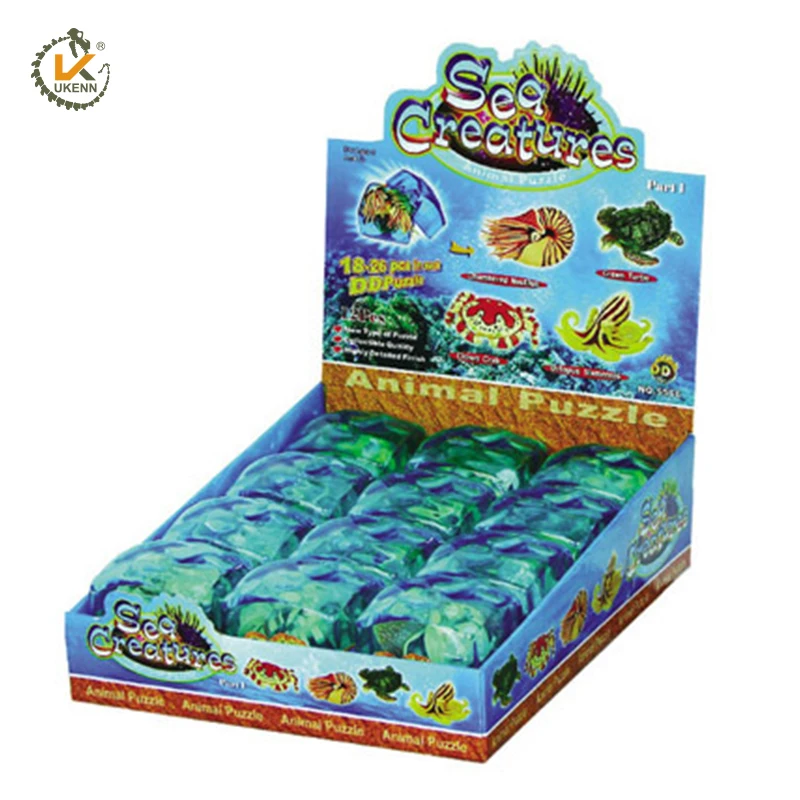 Kids Ocean Plastic Pvc Marine Life Toys Sea Animal Figure Model Toy For 3d Sea Creatures Puzzles