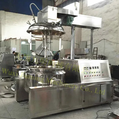 500L vacuum emulsifying mixer machine/liquid soap machine/toothpaste machine