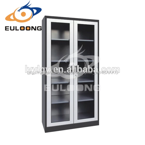 плавание 2 стеклянные двери 4 металлические стеллаёи нержавеющая сталь картотеке шкафчик