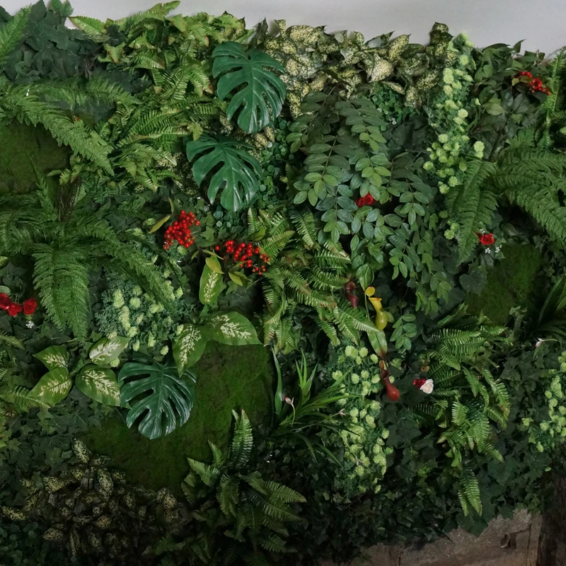 artificial plants wall grass leaves decorationvertical garden art wall plants vertical garden wall green