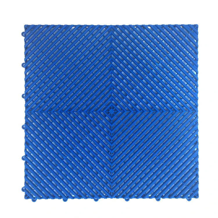 
Anti-slip and fluid drainage PP interlocking plastic floor tiles for garage 