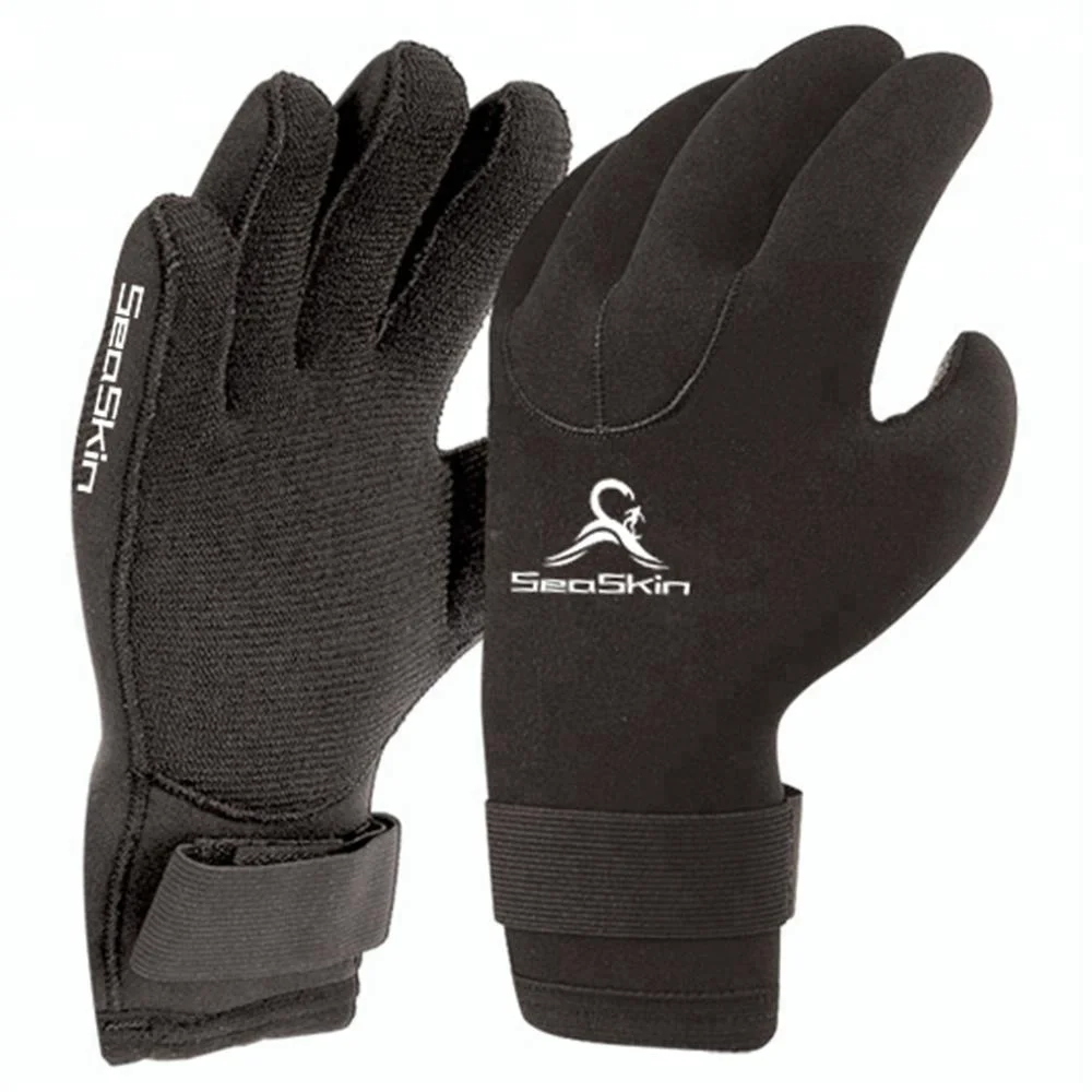 Неопреновые перчатки для дайвинга Vel-cro 5 мм с ладонью