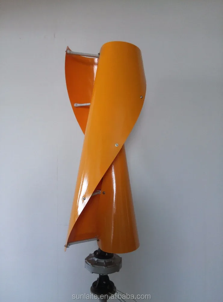 1KW 5KW 10KW low start wind speed spiral small Vertical axis wind turbine generator windmill system wind turbine
