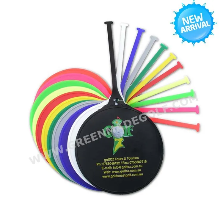 Round and Square PVC Luggage Tag blank Golf bag tag